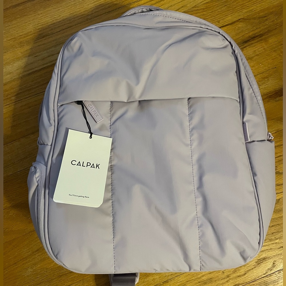 Calpak Luka backpack Monochrome orchid NWT
